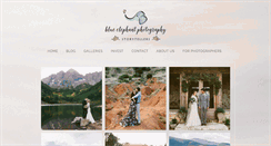 Desktop Screenshot of blueelephantphotography.com